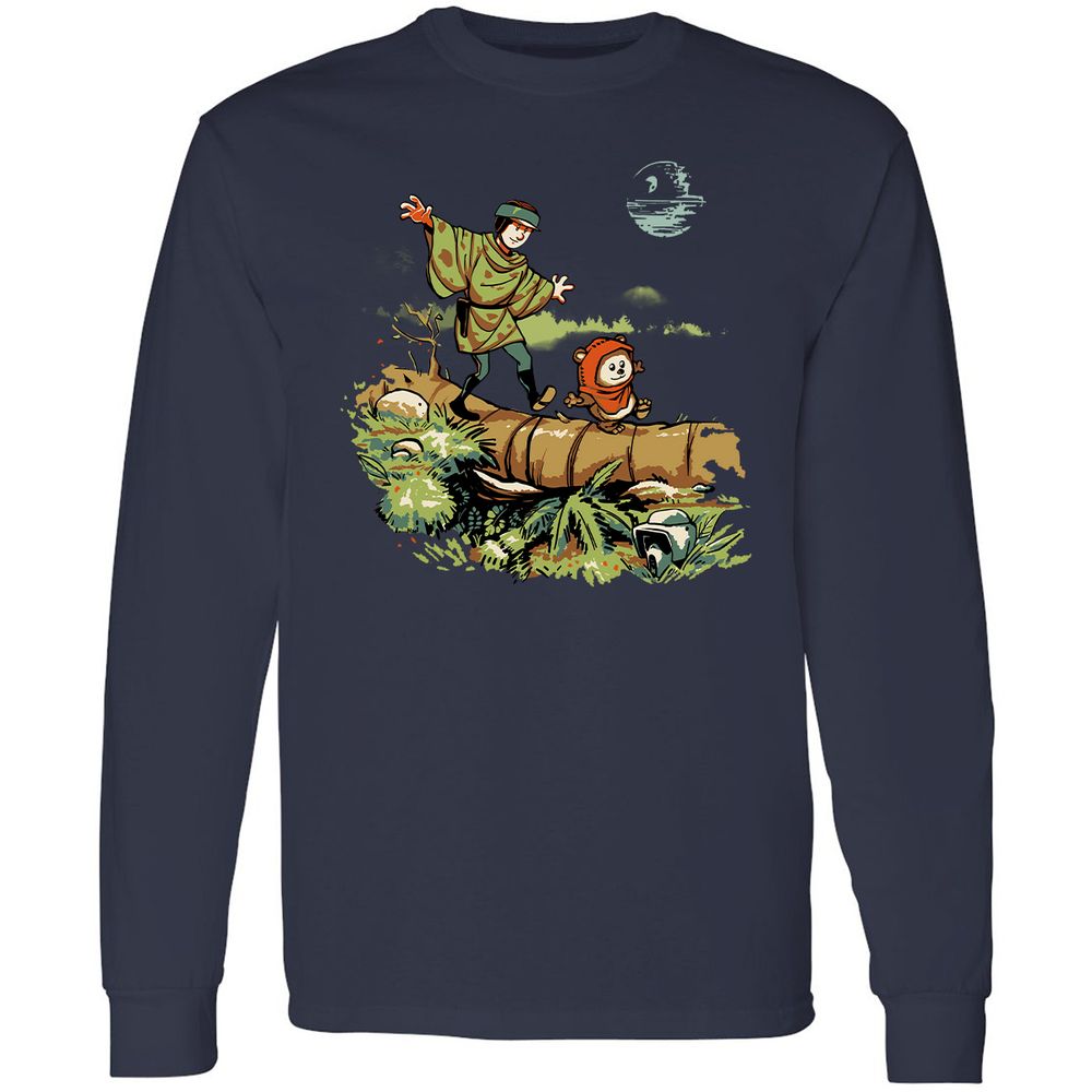 Long Sleeve T-Shirt - P4KFTRH5 - Navy - 12