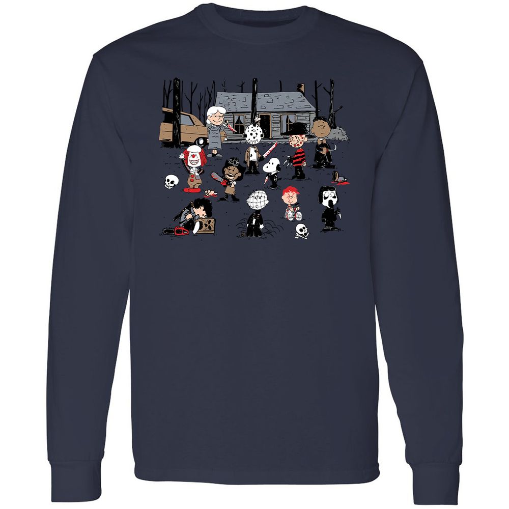 Long Sleeve T-Shirt - 51FKLSFF - Navy - 12