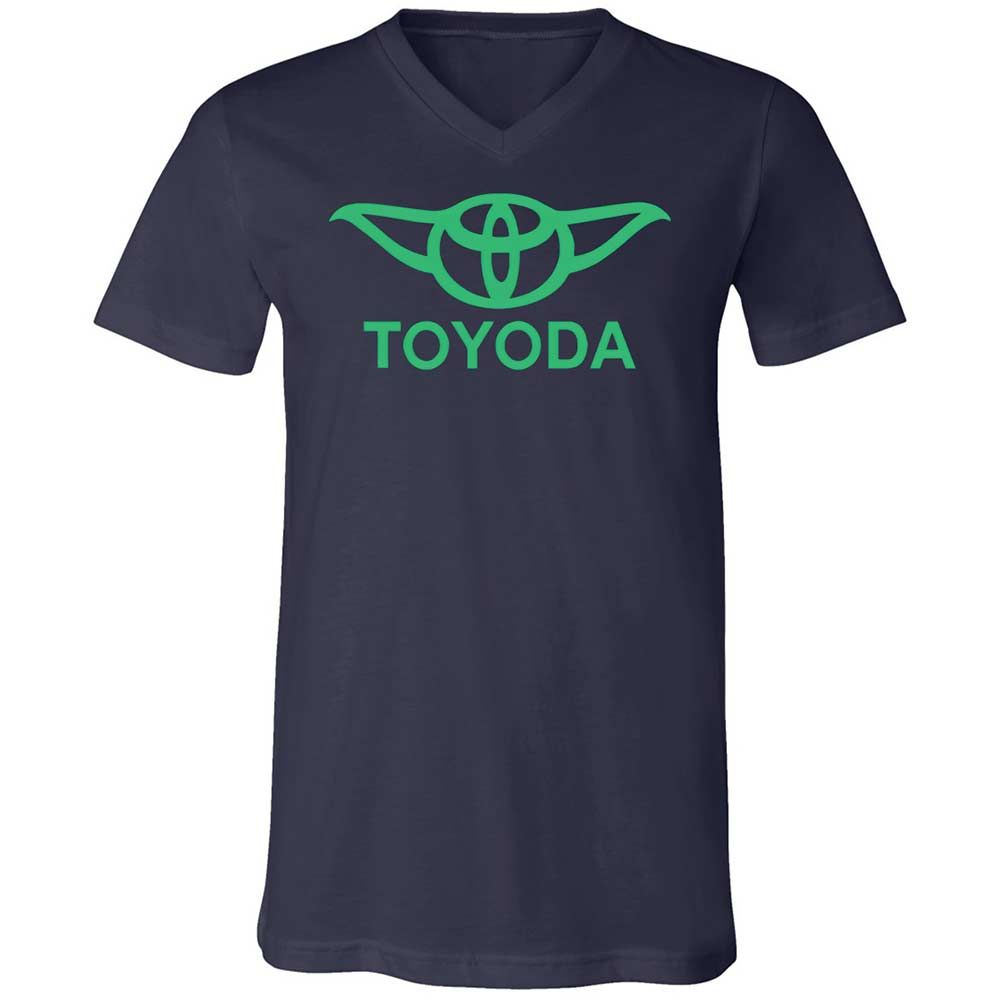 Unisex V-Neck T-Shirt - 5FQ7Y115 - Navy - 12