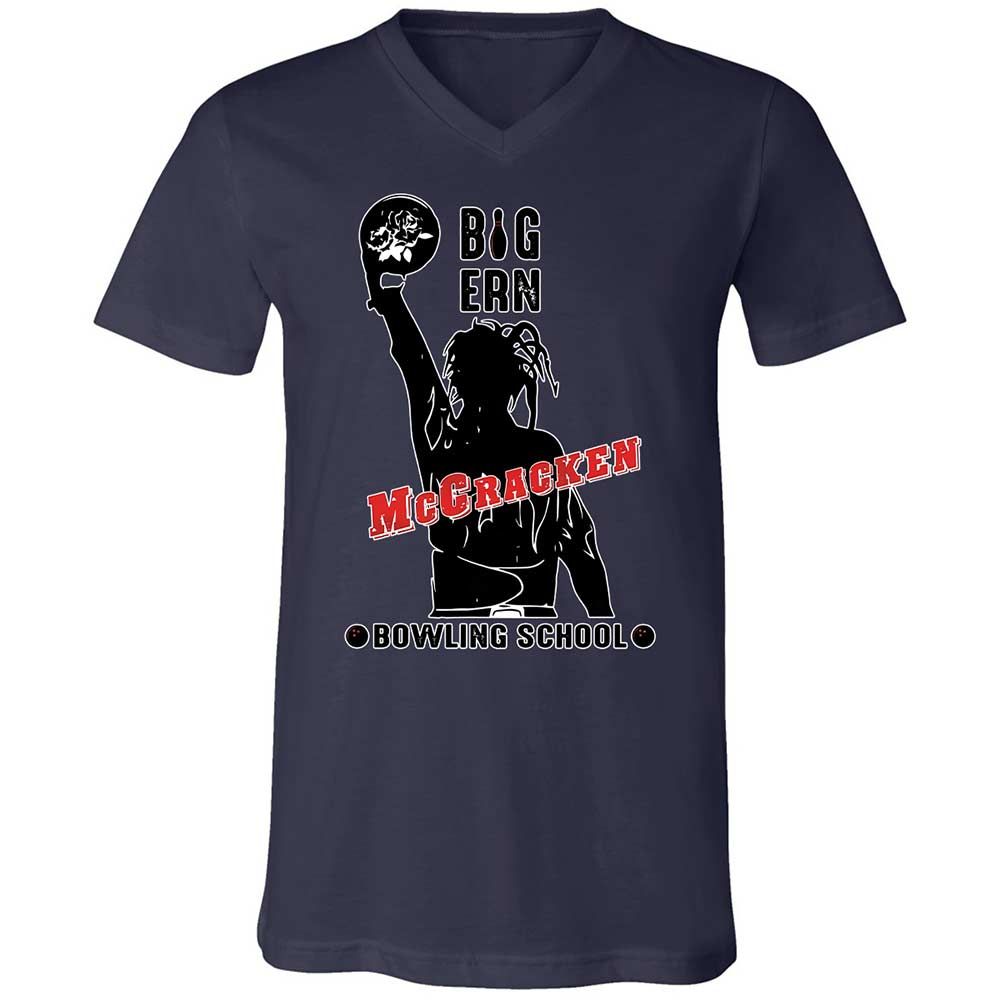 Unisex V-Neck T-Shirt - DFW6AKXU - Navy - 12