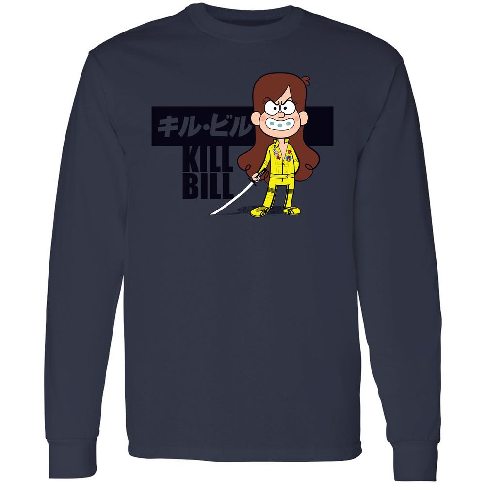 Long Sleeve T-Shirt - AZZCV97V - Navy - 12
