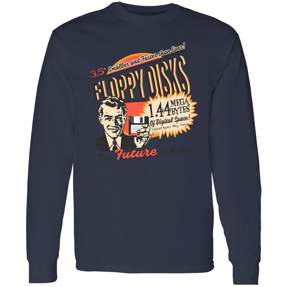 Floppy Disk Retro - Navy - 12