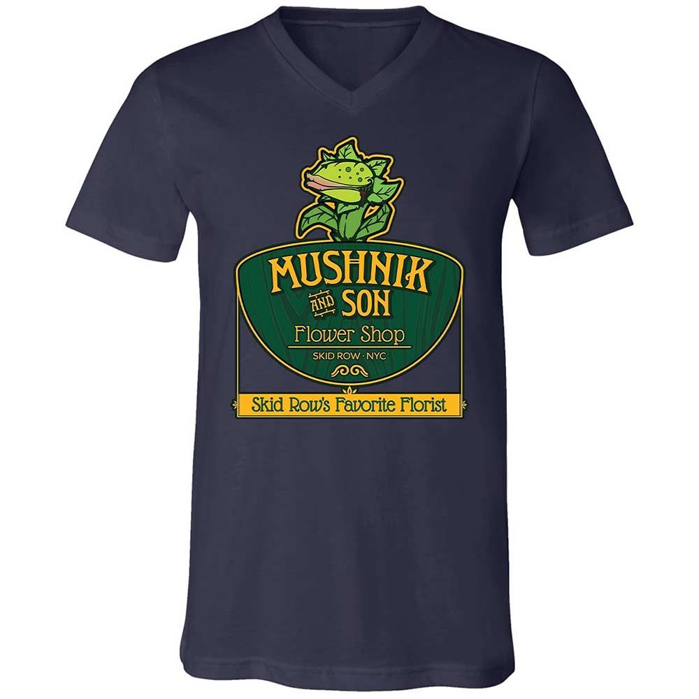 Unisex V-Neck T-Shirt - 9QDJFT3P - Navy - 12