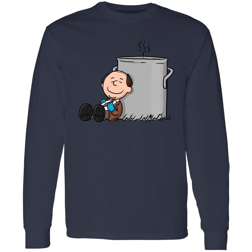 Long Sleeve T-Shirt - LVNFXF6Q - Navy - 12