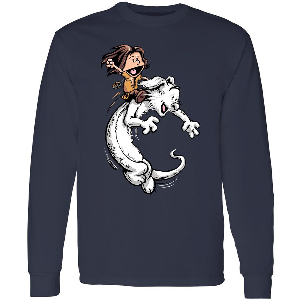 Long Sleeve T-Shirt - VL8L6VUH - Navy - 12