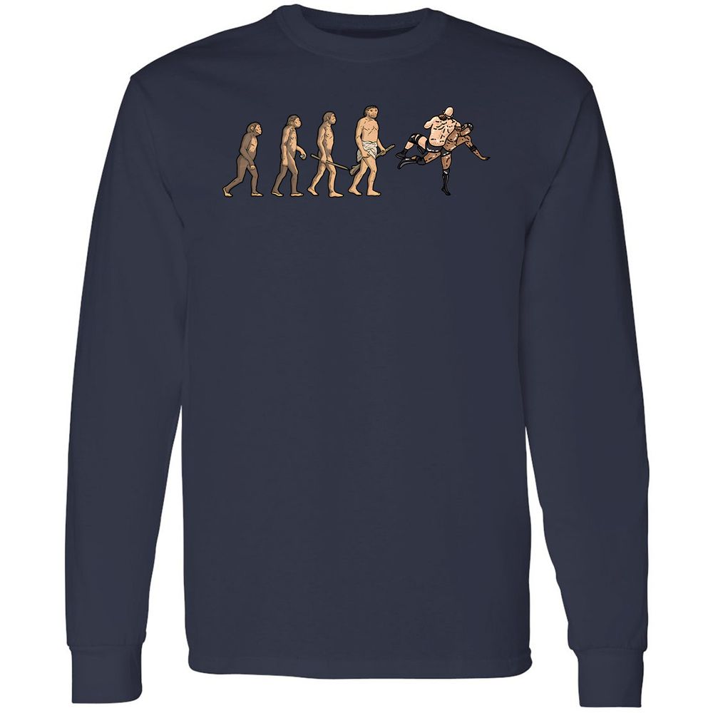 Long Sleeve T-Shirt - WLFL6J6S - Navy - 12