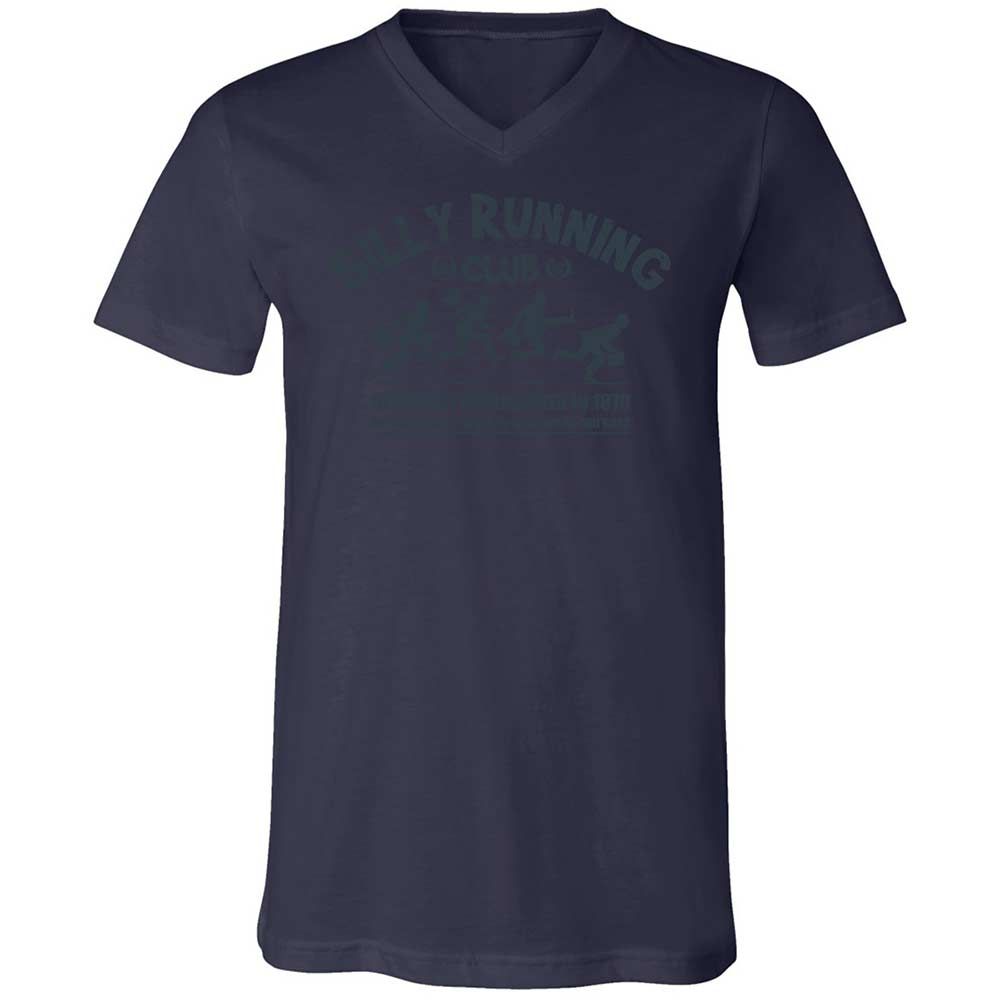 Unisex V-Neck T-Shirt - XC7GA3U8 - Navy - 12