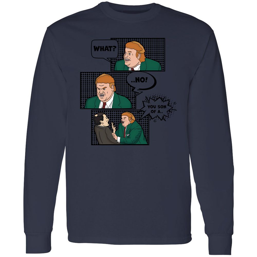 Long Sleeve T-Shirt - WTS3KJ95 - Navy - 12