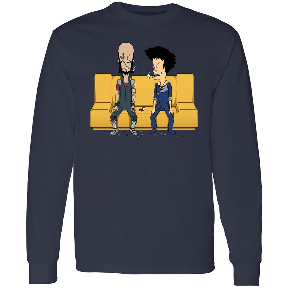 Long Sleeve T-Shirt - F6JNZQ3Y - Navy - 12