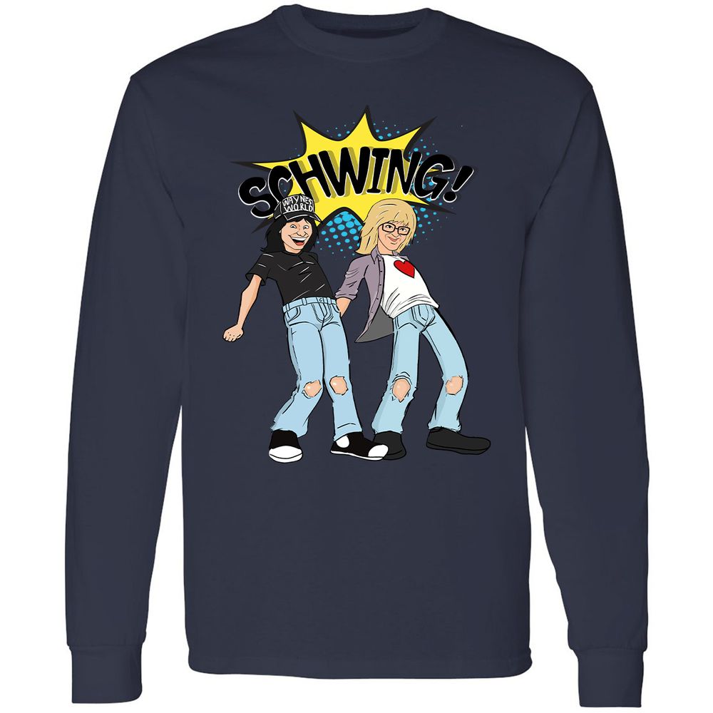 Long Sleeve T-Shirt - EBQ3QCQZ - Navy - 12