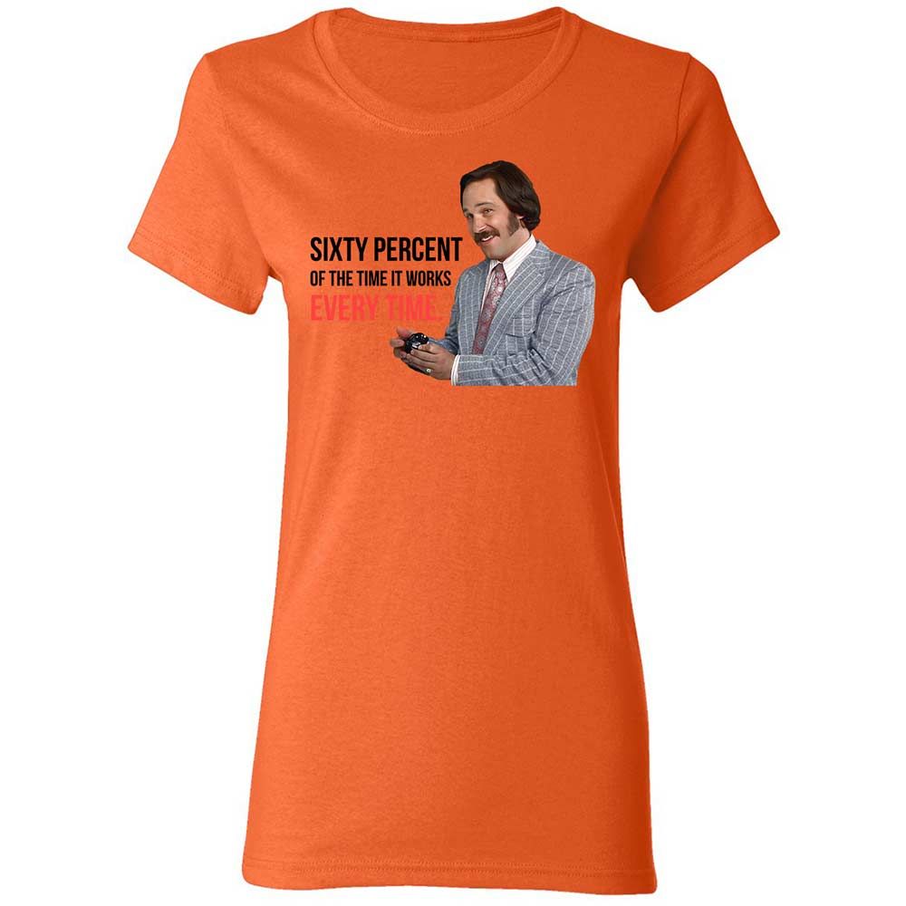 Women's T-Shirt - 871B9KUT - Orange - 12