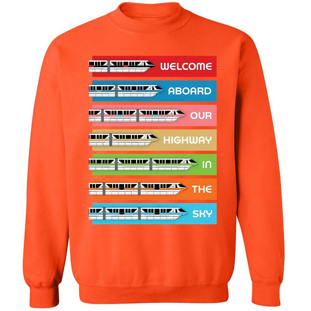 Classic Unisex Sweatshirt - Black - Orange - 12