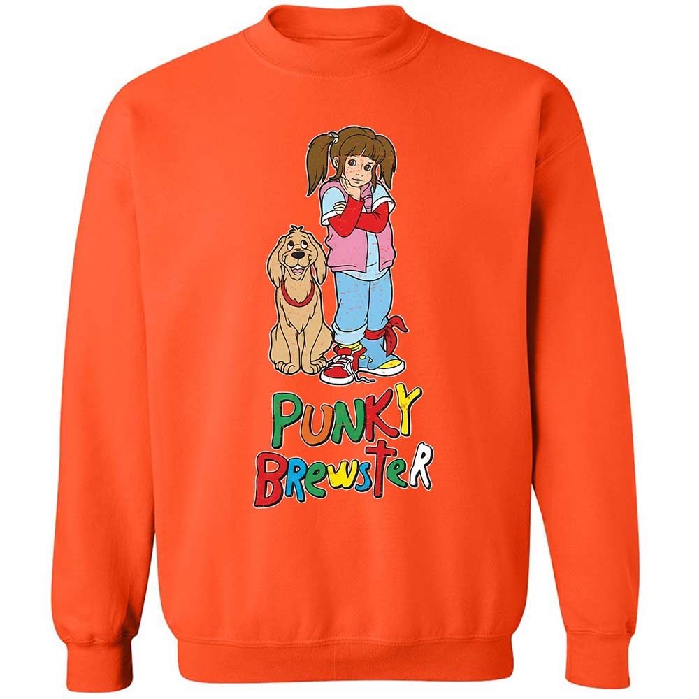 Classic Unisex Sweatshirt - C51TN9CR - Orange - 12