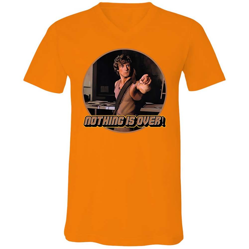 Unisex V-Neck T-Shirt - MSABL1HT - Orange - 12