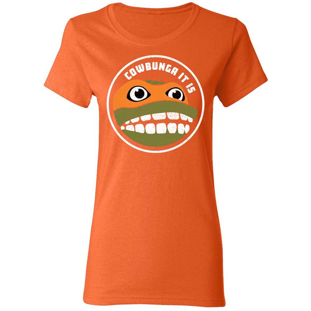 Women's T-Shirt - P1ZZEAFT - Orange - 12