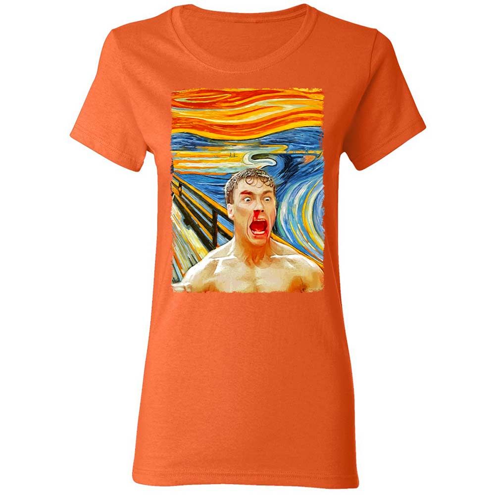 Women's T-Shirt - H1BC9H4F - Orange - 12
