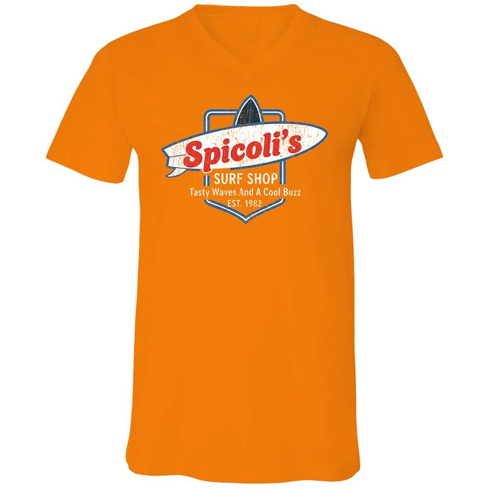 Unisex V-Neck T-Shirt - E256LVWT - Orange - 12