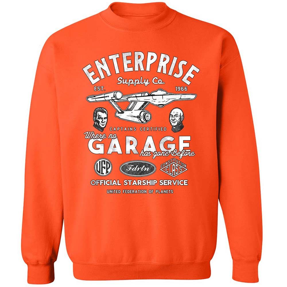Classic Unisex Sweatshirt - DTLE42SJ - Orange - 12