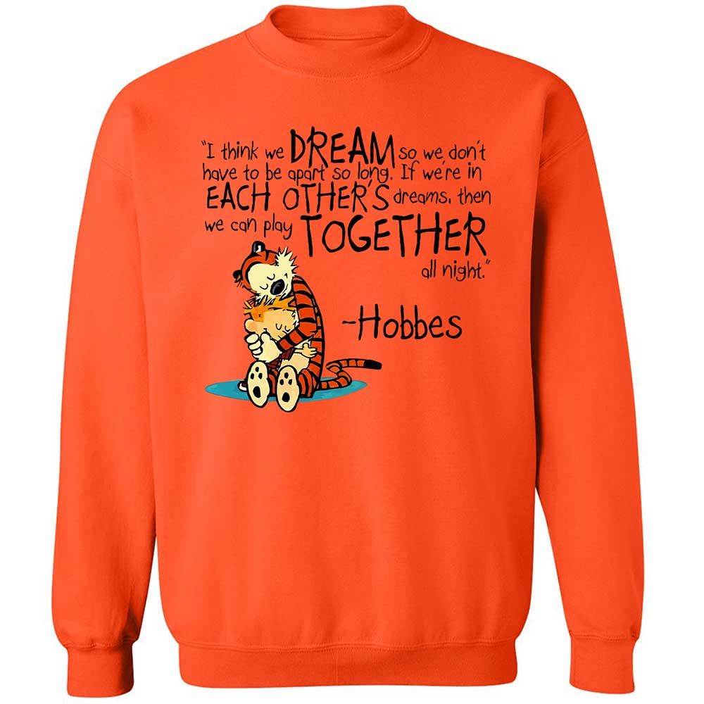 Calvin Hobbes Dreams - Orange - 12