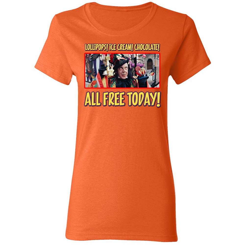 Women's T-Shirt - Y66N3GXS - Orange - 12