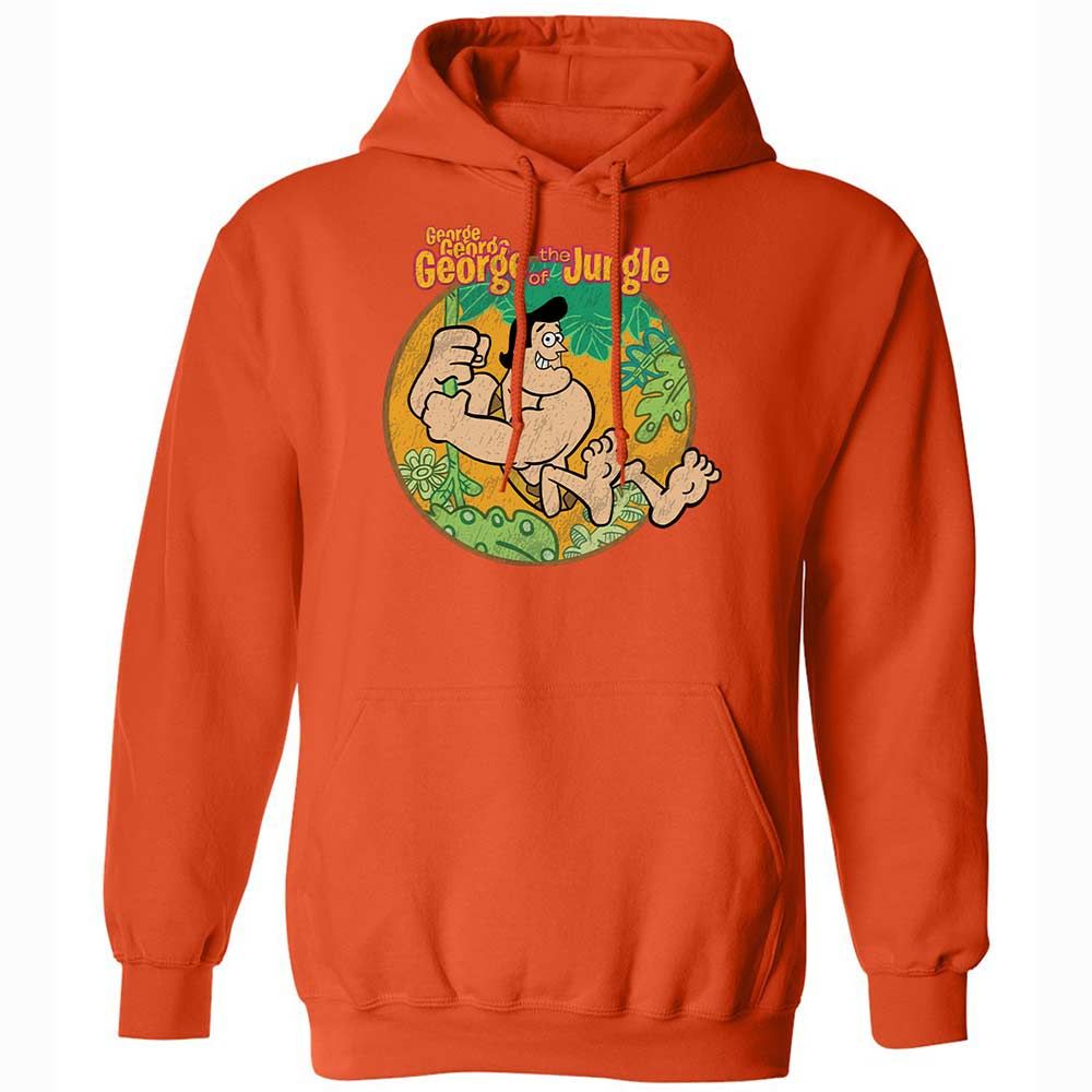 Classic Unisex Hoodie - KDHMF648 - Orange - 12