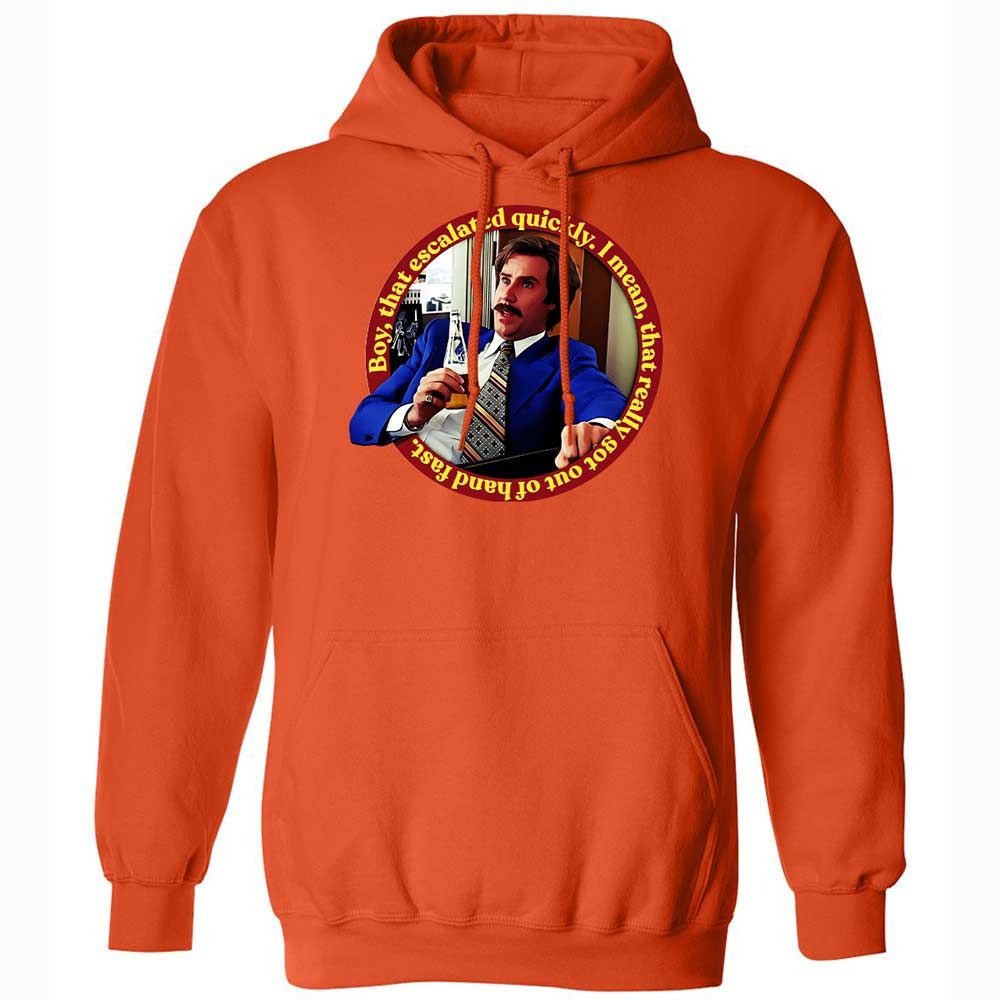 Classic Unisex Hoodie - LG9LUTZF - Orange - 12