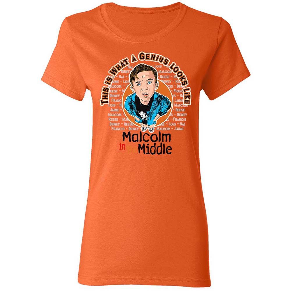 Women's T-Shirt - 2XF6UQRQ - Orange - 12
