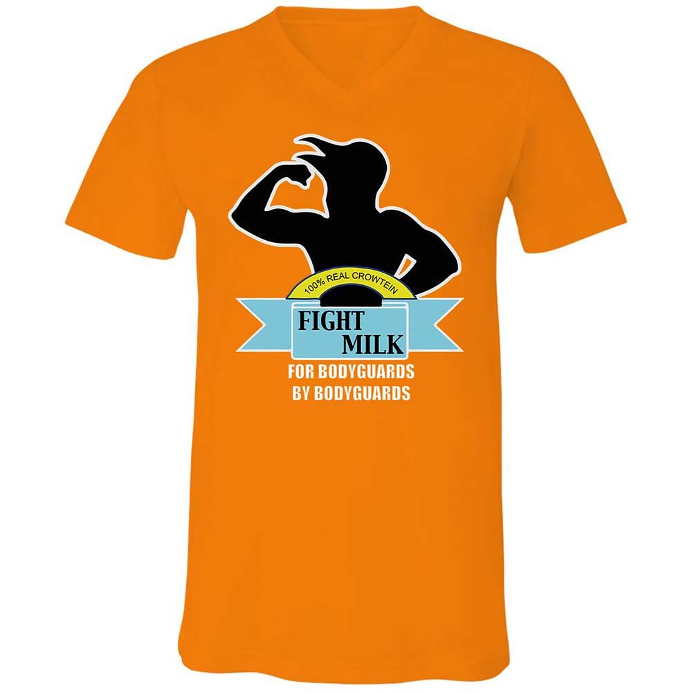 Unisex V-Neck T-Shirt - 6V6AVREN - Orange - 12