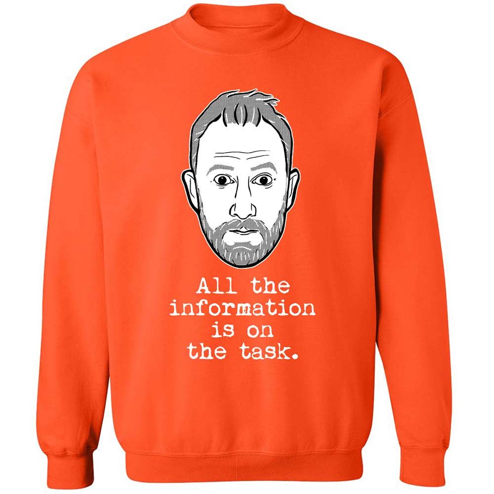 All the information is on the task - Orange - 12