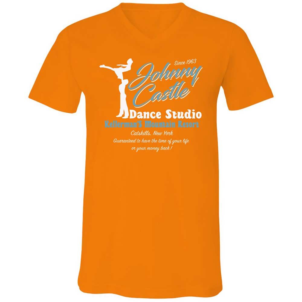 Unisex V-Neck T-Shirt - XXLJBML9 - Orange - 12