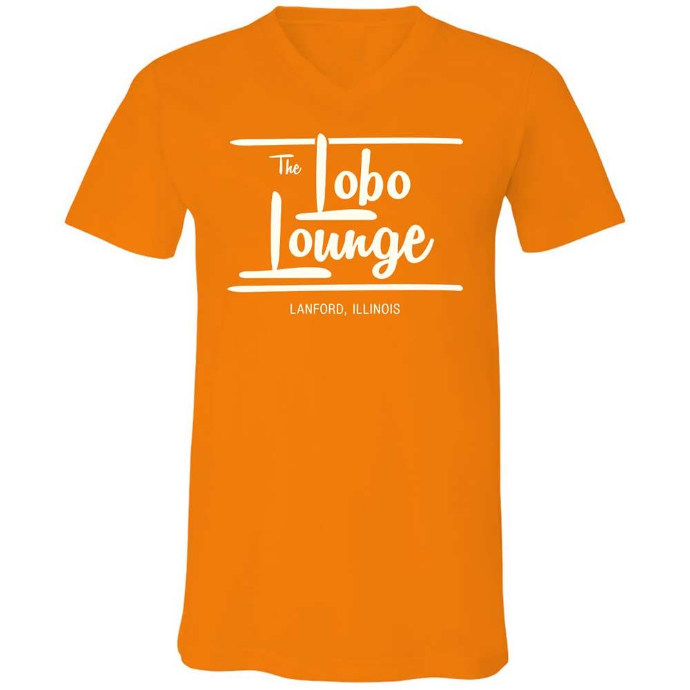 Unisex V-Neck T-Shirt - 6RTNLUAR - Orange - 12