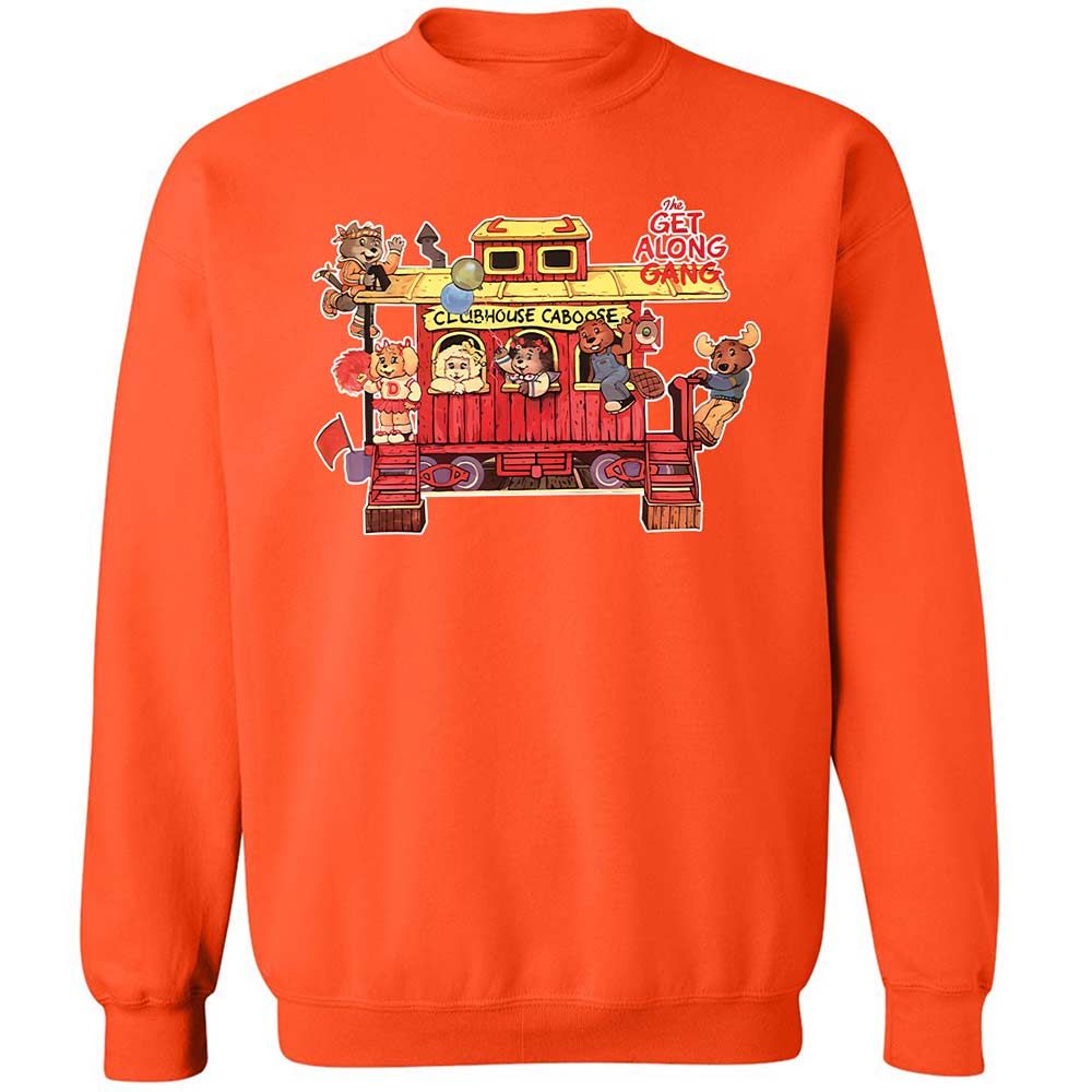 Classic Unisex Sweatshirt - QWER57Y9 - Orange - 12