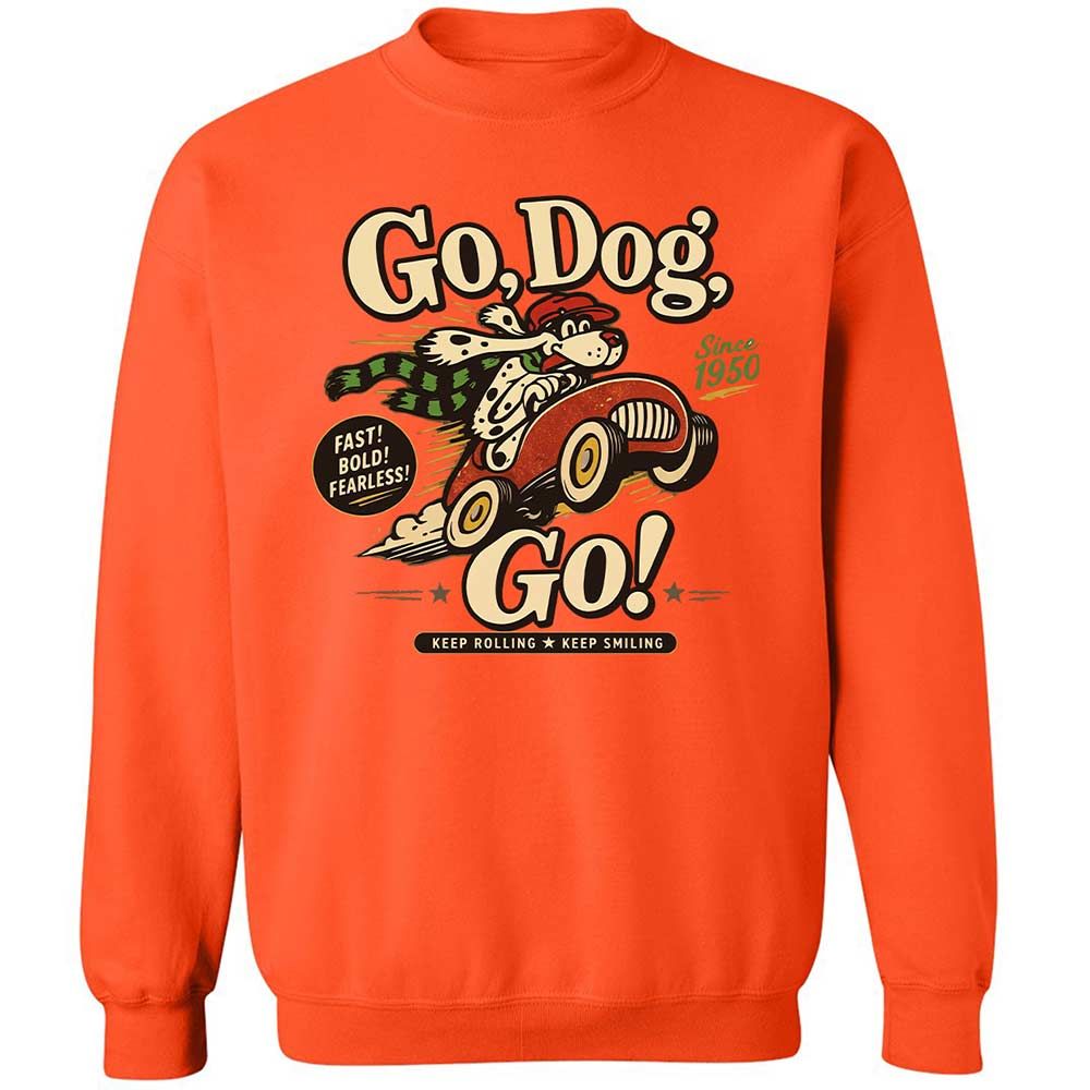 Classic Unisex Sweatshirt - RZAHV2TG - Orange - 12