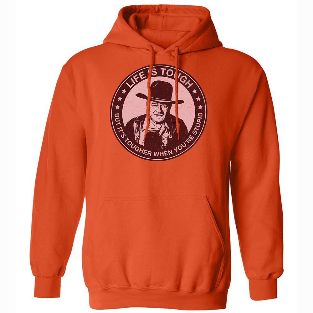 Classic Unisex Hoodie - RLE6U2HD - Orange - 12
