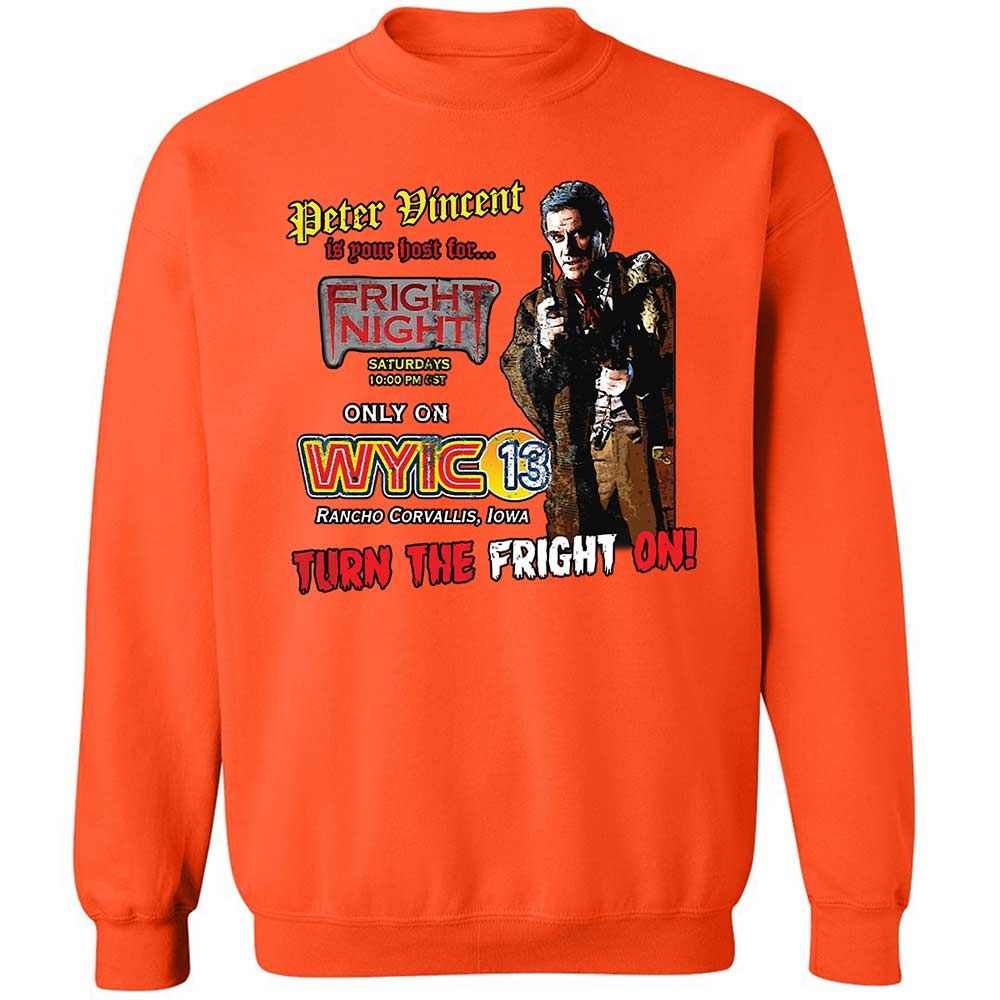 Peter Vincent Fright horror night cult - Orange - 12
