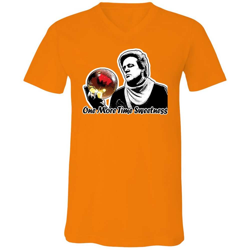 Unisex V-Neck T-Shirt - ZVQBVBU3 - Orange - 12
