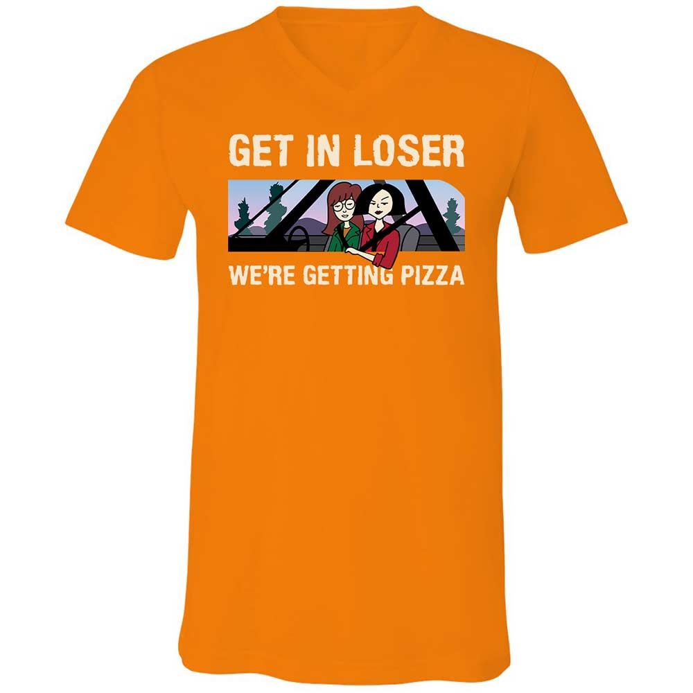 Unisex V-Neck T-Shirt - UNWYVYNR - Orange - 12