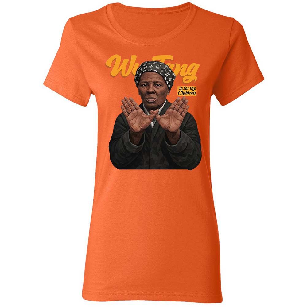 Women's T-Shirt - Black - Orange - 12