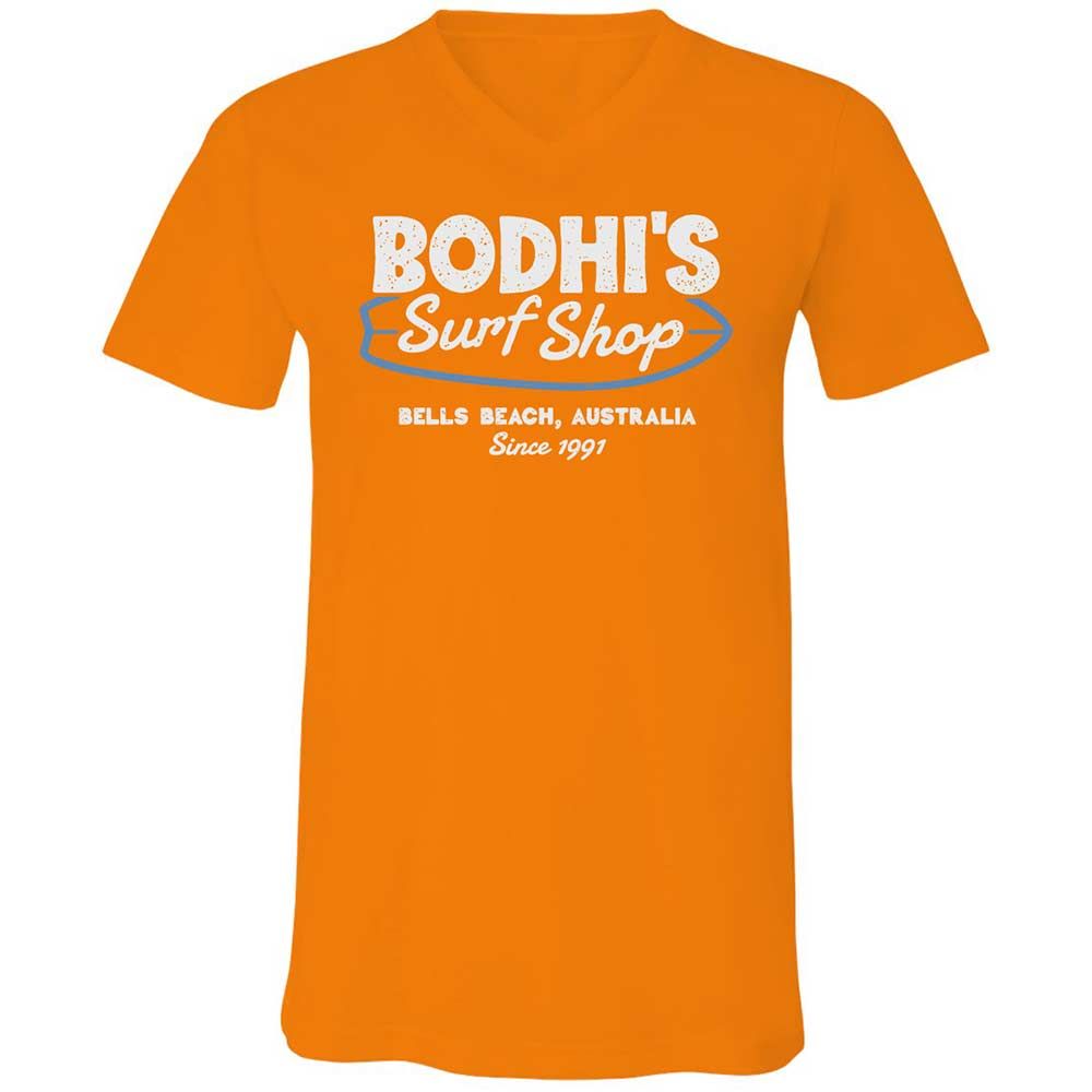Unisex V-Neck T-Shirt - 3DWCAH4P - Orange - 12