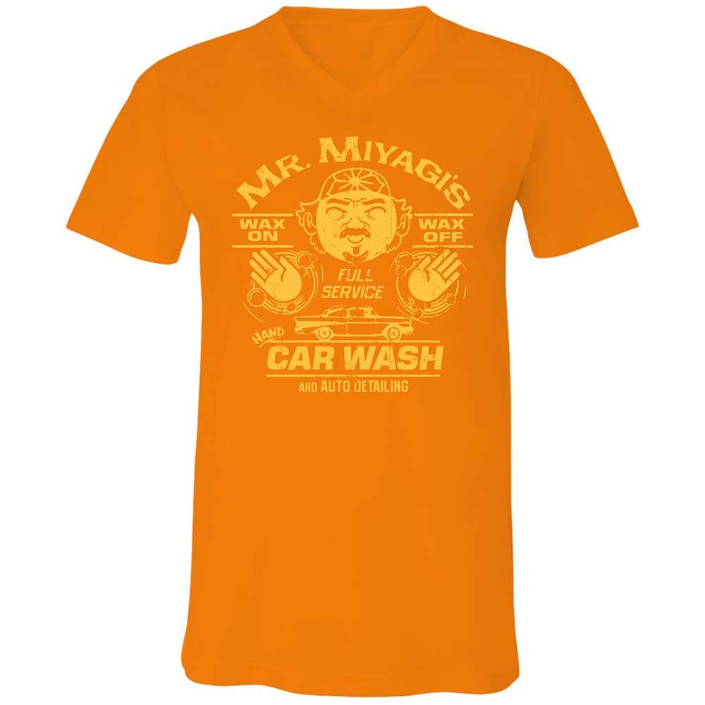 Unisex V-Neck T-Shirt - SJRBML2E - Orange - 12