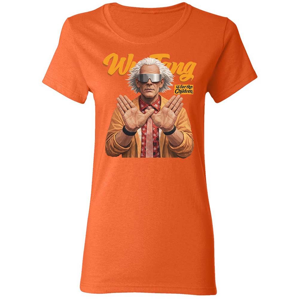 Women's T-Shirt - Black - Orange - 12