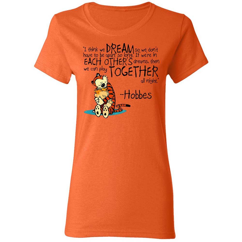Calvin Hobbes Dreams - Orange - 12