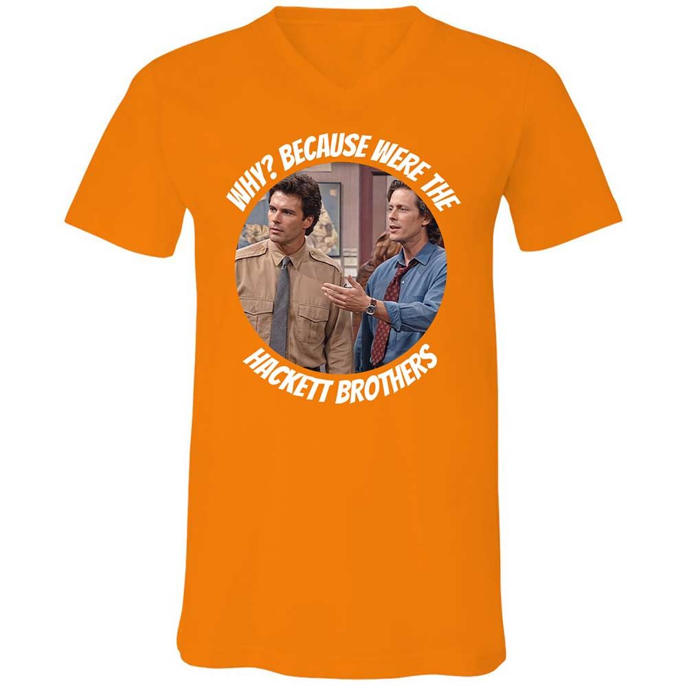 Unisex V-Neck T-Shirt - 1LP18TTS - Orange - 12