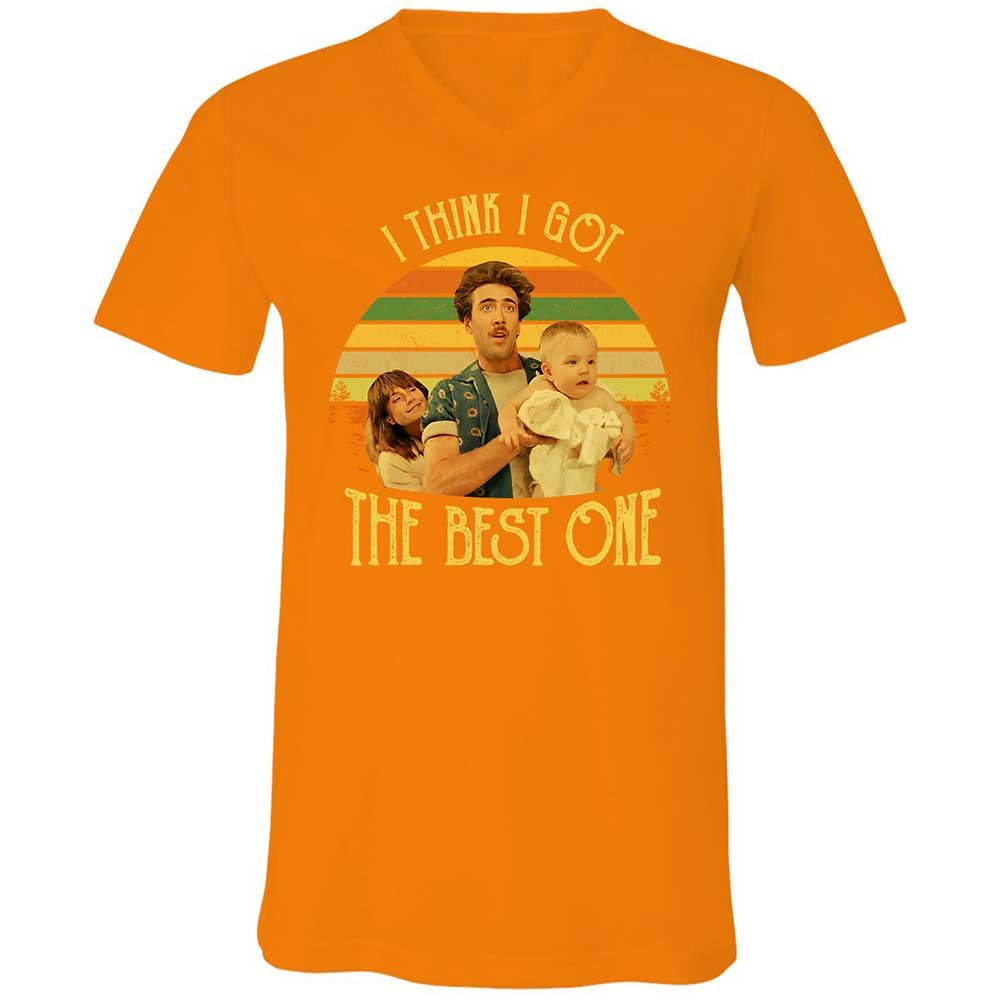 Unisex V-Neck T-Shirt - U8265BWB - Orange - 12
