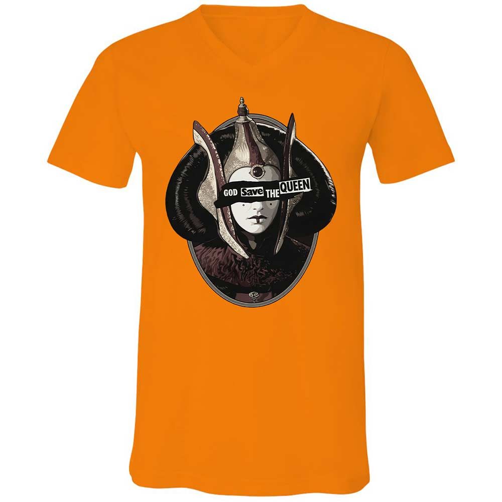 Unisex V-Neck T-Shirt - 2SYB9ULB - Orange - 12