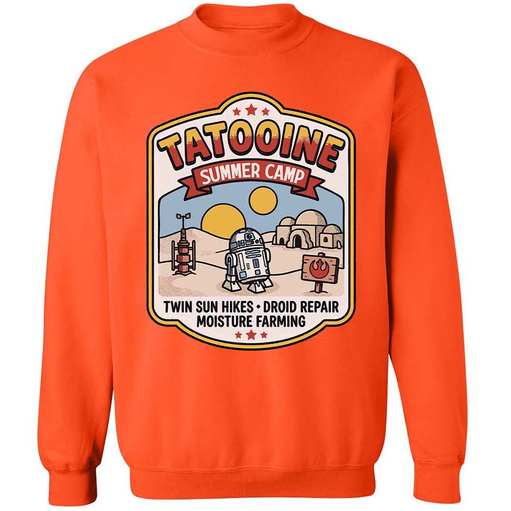 Classic Unisex Sweatshirt - LF8H68KZ - Orange - 12