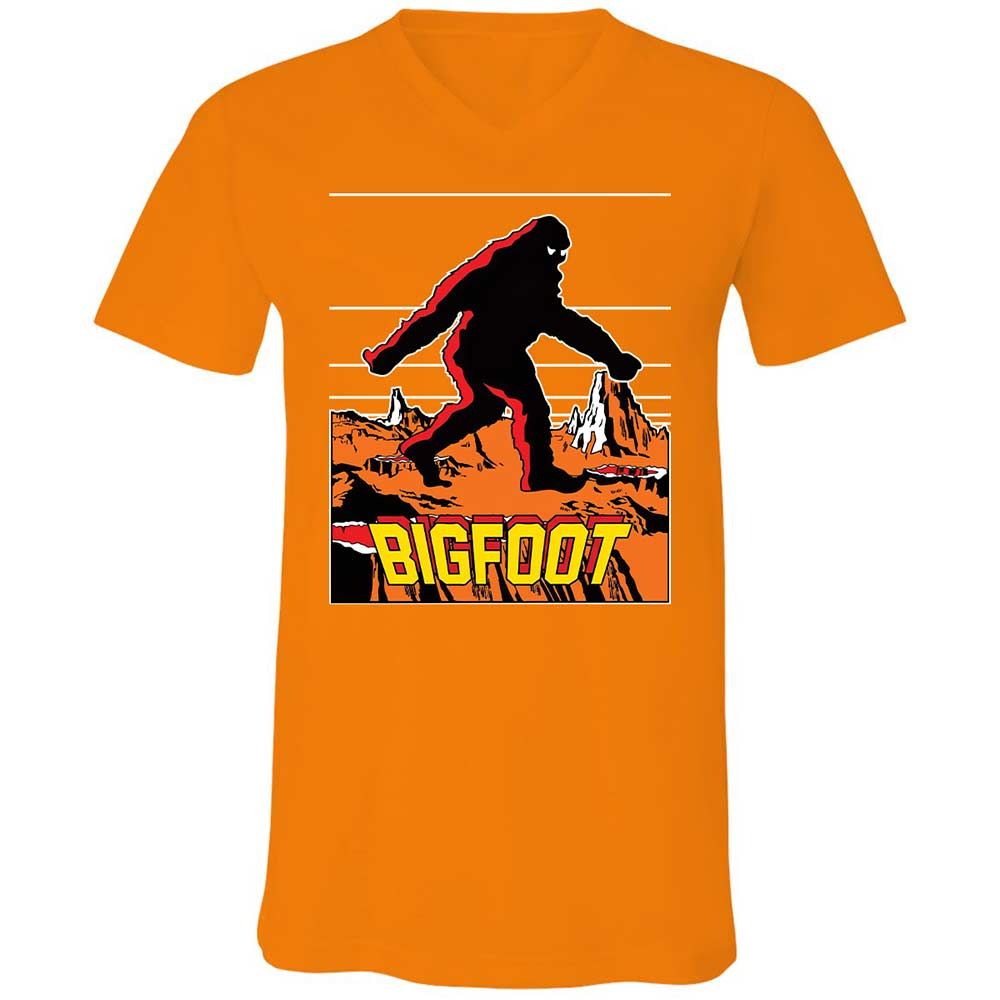 Unisex V-Neck T-Shirt - V5MMYFWM - Orange - 12
