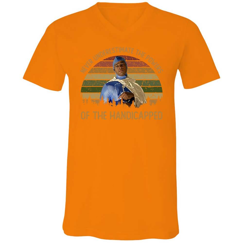 Unisex V-Neck T-Shirt - P6SGKR2P - Orange - 12