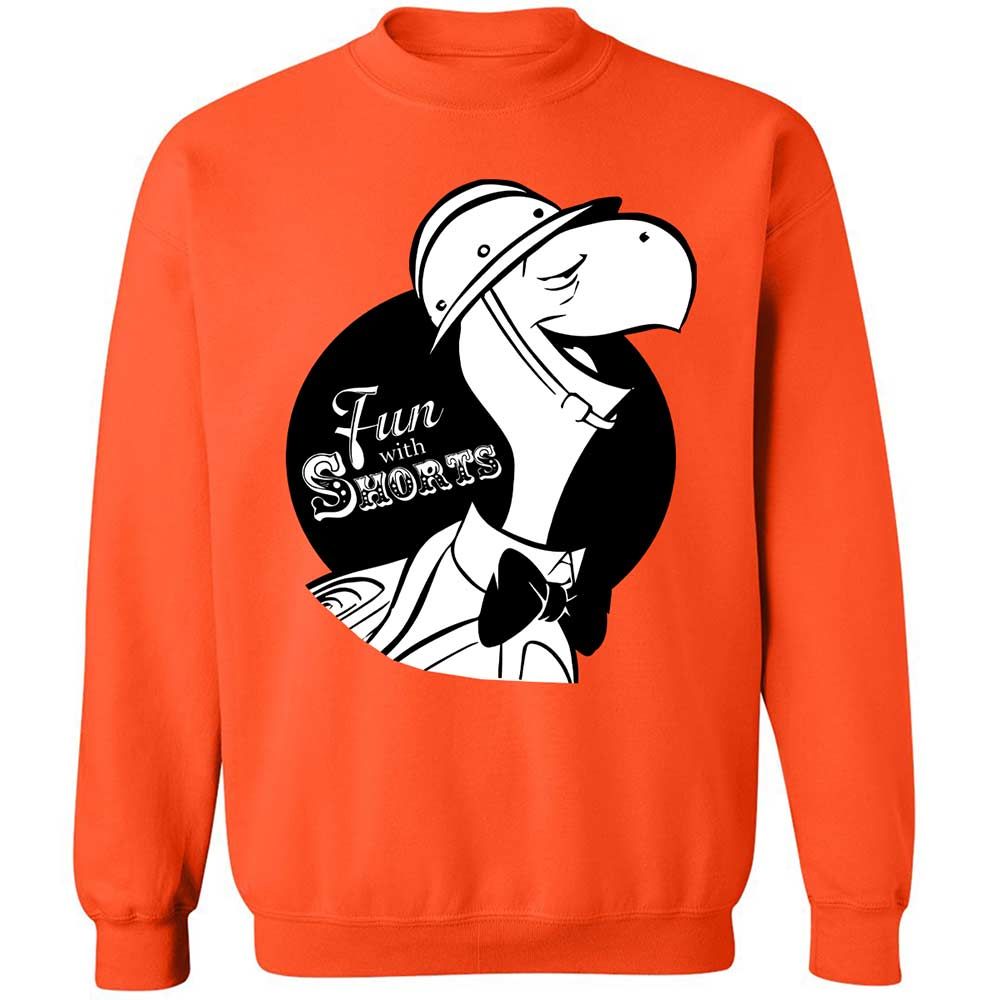Classic Unisex Sweatshirt - T1HKCQSC - Orange - 12