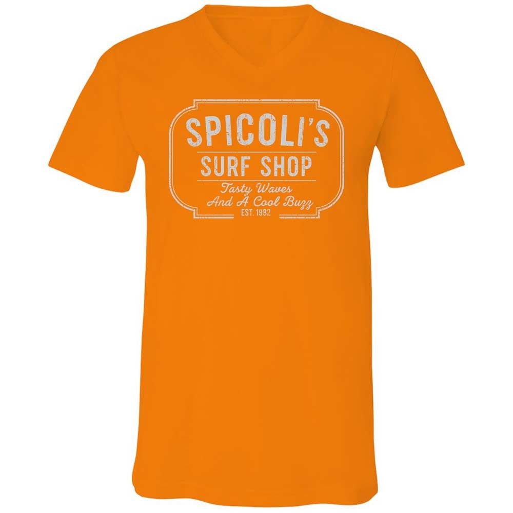 Unisex V-Neck T-Shirt - MDQA8RS1 - Orange - 12